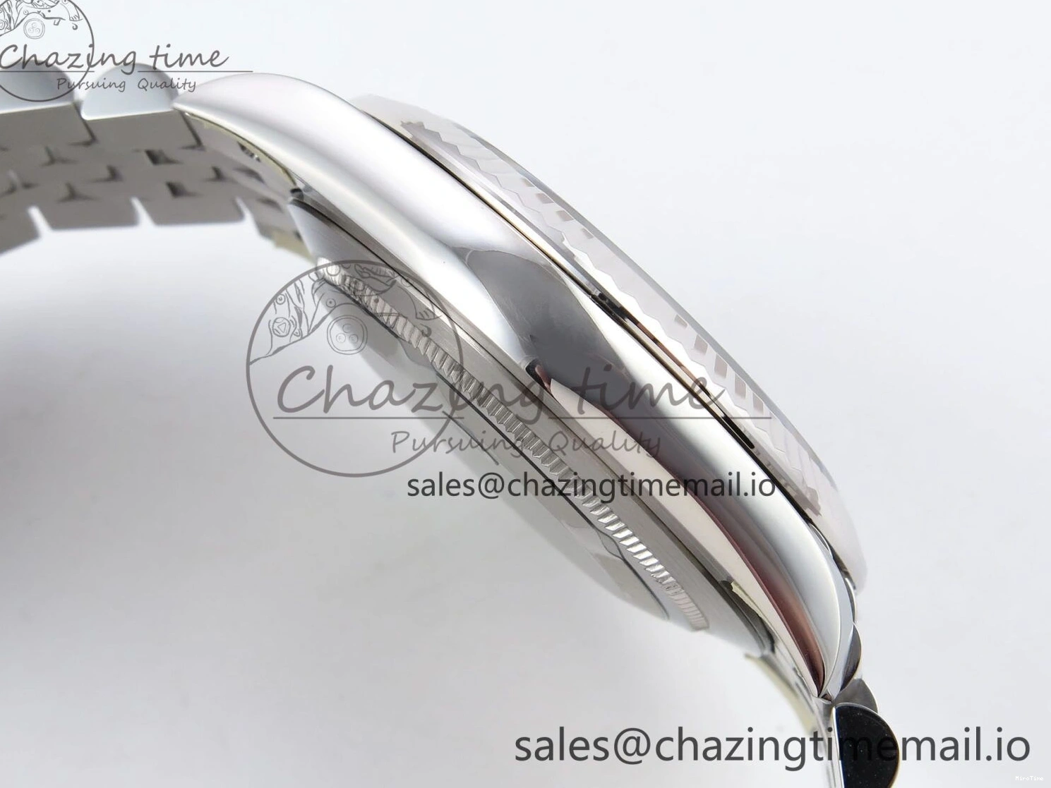 MiroTime 0405 DateJust 41 126334 904L SS VSF 1:1 Best Edition Blue Textured Dial on Jubilee Bracelet VS Youthful 1326